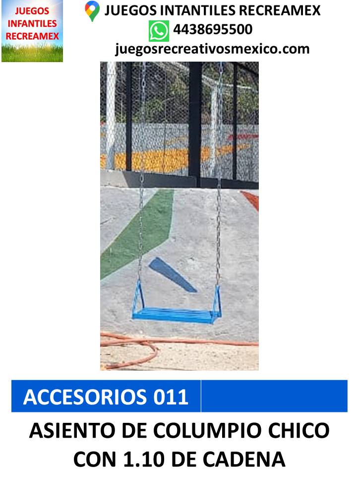 asiento columpio metal